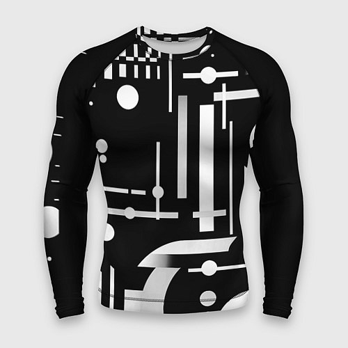 Мужской рашгард Геометрическая игра / 3D-принт – фото 1