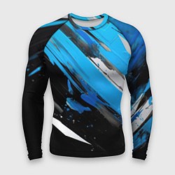 Мужской рашгард Black blue white