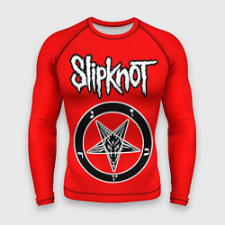 Рашгард мужской Slipknot - пентаграмма, цвет: 3D-принт