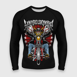 Рашгард мужской Lynyrd Skynyrd - байкер, цвет: 3D-принт