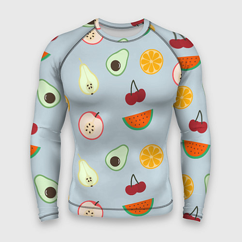 Мужской рашгард Фруктики / 3D-принт – фото 1