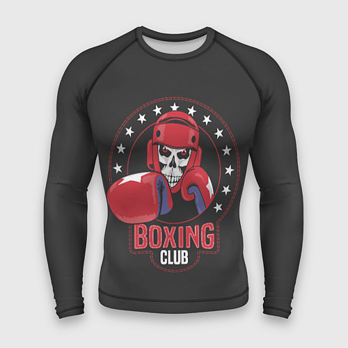 Мужской рашгард Boxing club - боксёр / 3D-принт – фото 1