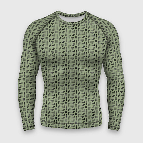 Мужской рашгард Brick game тетрис паттерн / 3D-принт – фото 1