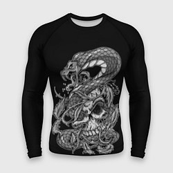 Мужской рашгард Cobra and skull