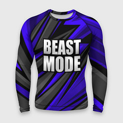 Мужской рашгард Beast mode - синяя униформа