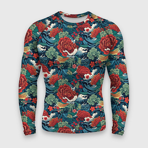 Мужской рашгард Рисунок Ирезуми Паттерн / 3D-принт – фото 1