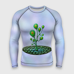 Рашгард мужской Инопланетная растительная жизнь, цвет: 3D-принт