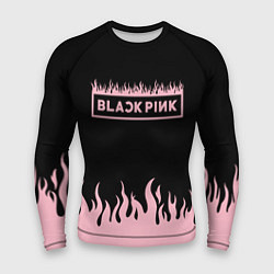 Мужской рашгард Blackpink - flames