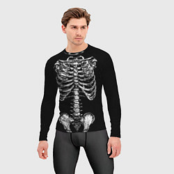 Рашгард мужской Скелет человека, цвет: 3D-принт — фото 2