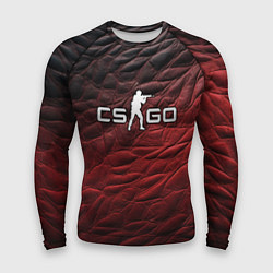 Мужской рашгард CS GO dark red