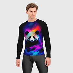 Рашгард мужской Панда и краски, цвет: 3D-принт — фото 2