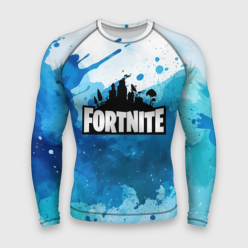 Мужской рашгард Fortnite Logo Paint / 3D-принт – фото 1