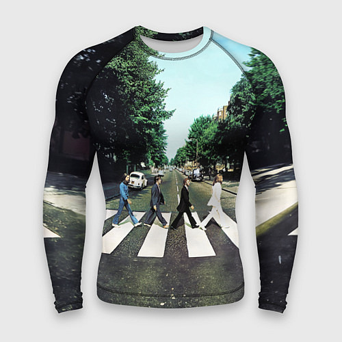 Мужской рашгард The Beatles альбом Abbey Road / 3D-принт – фото 1