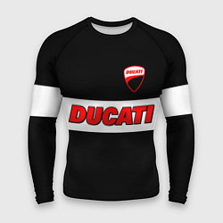 Мужской рашгард Ducati motors - черный