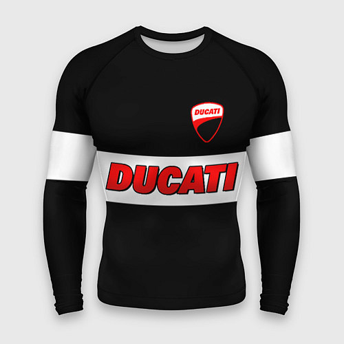 Мужской рашгард Ducati motors - черный / 3D-принт – фото 1