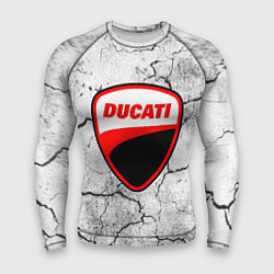 Мужской рашгард Ducati - потресканная земля