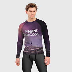 Рашгард мужской Imagine Dragons обложка альбома Night Visions, цвет: 3D-принт — фото 2