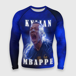 Рашгард мужской Килиан Мбаппе сборная Франции, цвет: 3D-принт