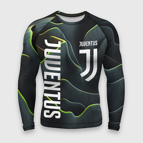 Мужской рашгард Juventus dark green logo / 3D-принт – фото 1