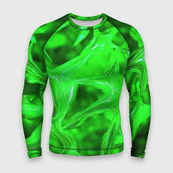 Мужской рашгард Geometry green