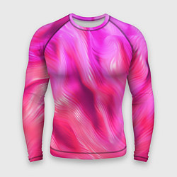 Рашгард мужской Pink abstract texture, цвет: 3D-принт