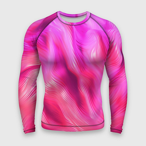 Мужской рашгард Pink abstract texture / 3D-принт – фото 1