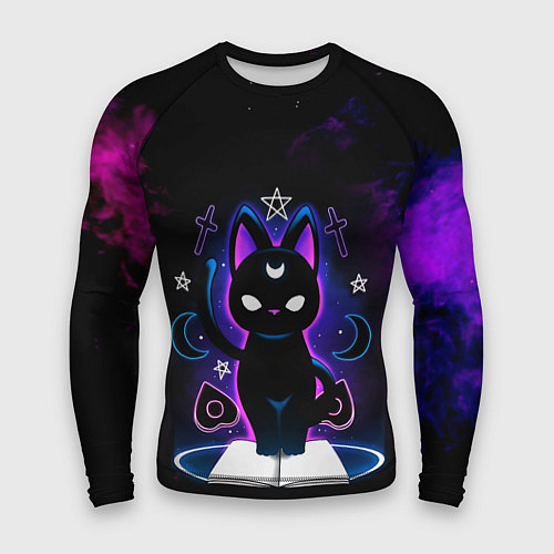 Мужской рашгард Кот колдун / 3D-принт – фото 1