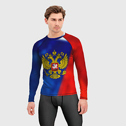 Рашгард мужской Россия спортивная коллекция, цвет: 3D-принт — фото 2