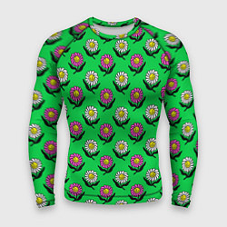 Рашгард мужской Цветут цветы, цвет: 3D-принт