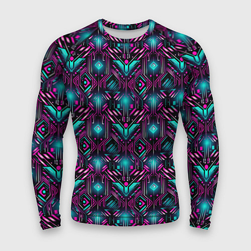 Мужской рашгард Цифровой мир / 3D-принт – фото 1