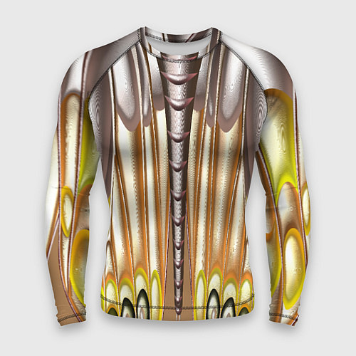 Мужской рашгард Абстрактный рисунок по мотивам крыла бабочки / 3D-принт – фото 1