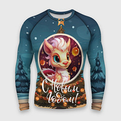 Мужской рашгард Кроха олицетворяющий зиму