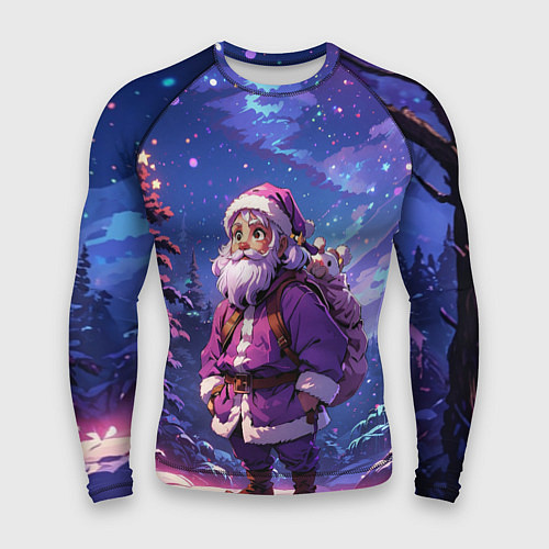 Мужской рашгард Cartoon Santa / 3D-принт – фото 1