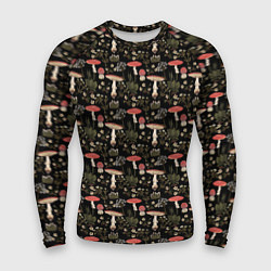 Мужской рашгард Goblincore - мухоморы