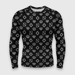 Рашгард мужской Sessanta Nove pattern, цвет: 3D-принт
