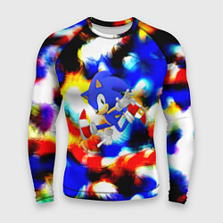 Рашгард мужской Sonic colors, цвет: 3D-принт