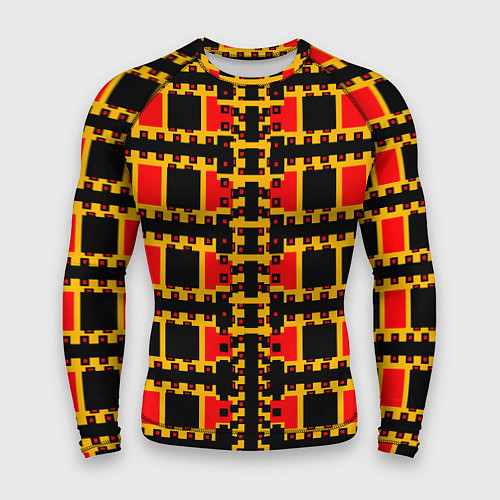 Мужской рашгард Королевские квадраты / 3D-принт – фото 1