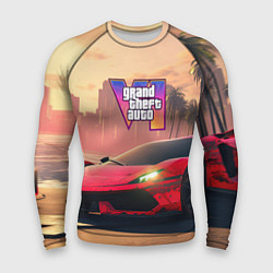 Мужской рашгард GTA 6 спортивное авто