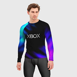 Рашгард мужской Xbox neon games, цвет: 3D-принт — фото 2