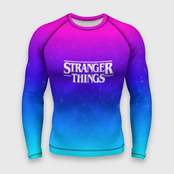 Мужской рашгард Stranger Things gradient colors