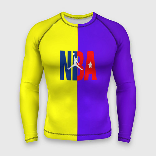 Мужской рашгард NBA sport полосы / 3D-принт – фото 1