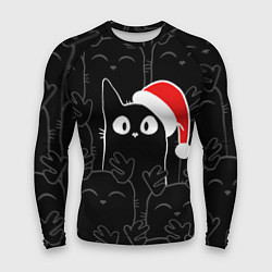 Мужской рашгард New year cats