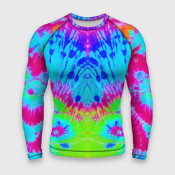 Рашгард мужской Tie-Dye abstraction, цвет: 3D-принт