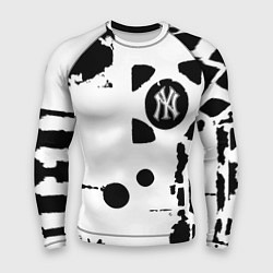 Мужской рашгард New York yankees - baseball team pattern