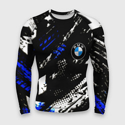 Рашгард мужской BMW stripes color auto sport, цвет: 3D-принт