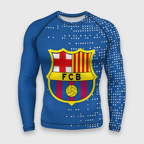 Мужской рашгард Футбольный клуб Барселона - логотип крупный / 3D-принт – фото 1