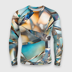 Рашгард мужской Грани стеклянного камня, цвет: 3D-принт