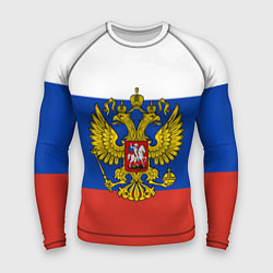 Мужской рашгард Флаг России с гербом