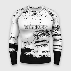 Рашгард мужской Deathloop чёрные краски, цвет: 3D-принт
