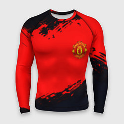 Рашгард мужской Manchester United colors sport, цвет: 3D-принт